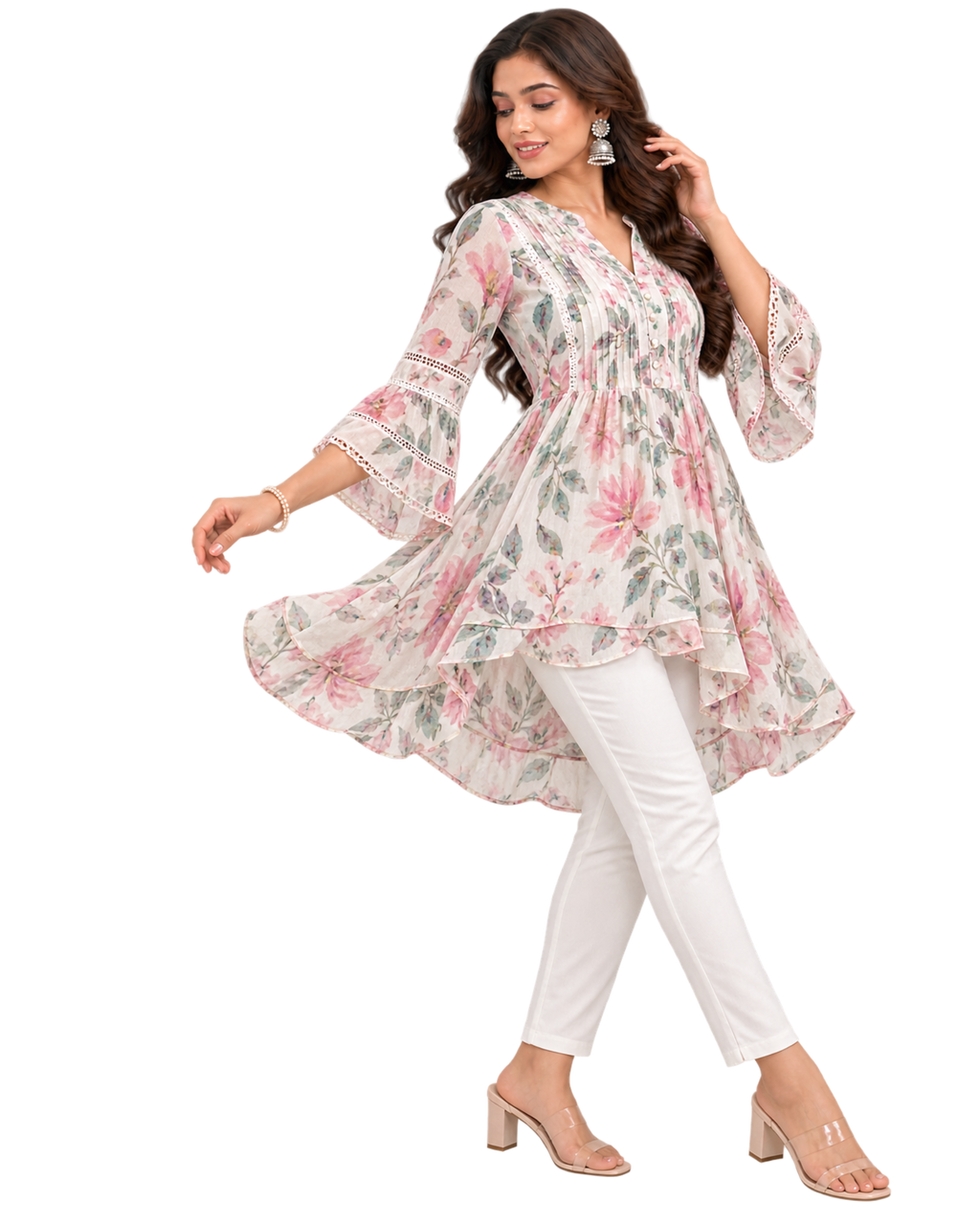 Georgette Printed Tunic Top