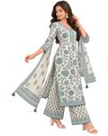 Rayon Printed Kurta & Palazzo Set