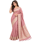 Soft Silk Woven Border Saree