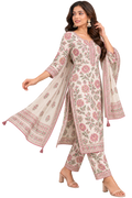 Cotton Printed Straight Suit Set