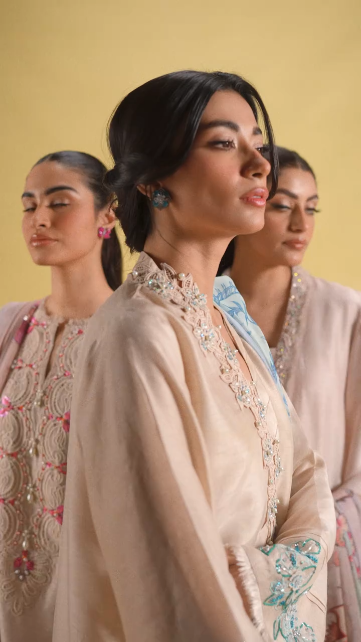 Chanderi Handprinted Cotton Kurta Set — @miyami.fashion
